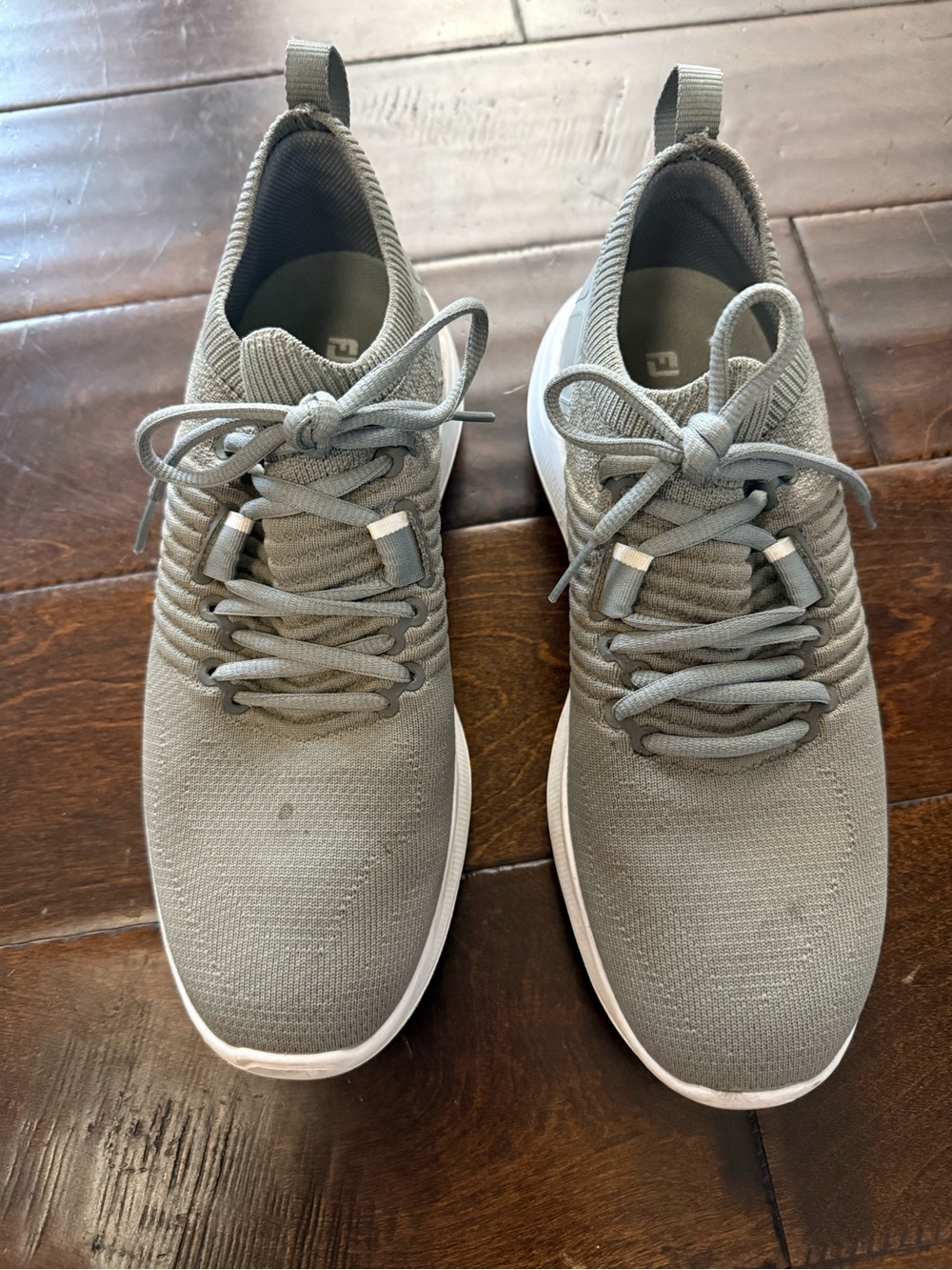 Men's FootJoy Flex XP gray spikeless golf shoes